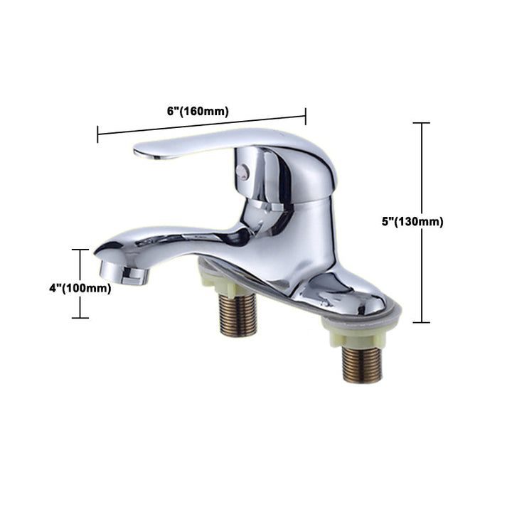 Lisslune | 1or2-Handle Brushed Nickel Widespread Faucet 2 Hole Center Set Sink Faucet