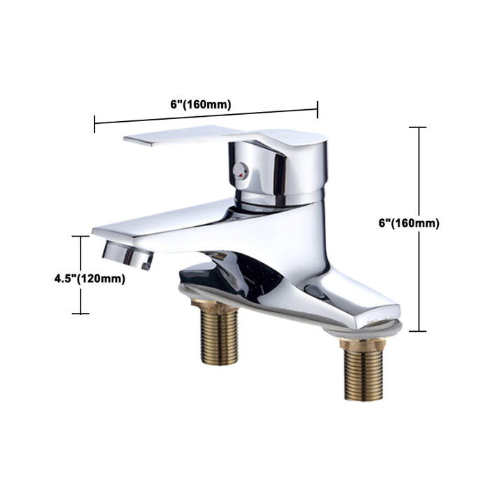 Lisslune | 1or2-Handle Brushed Nickel Widespread Faucet 2 Hole Center Set Sink Faucet