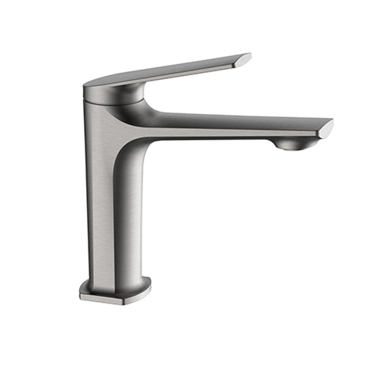 Lisslune | Modern Container Faucet Brass Lever Handles Low Arc Sink Bathroom Faucet