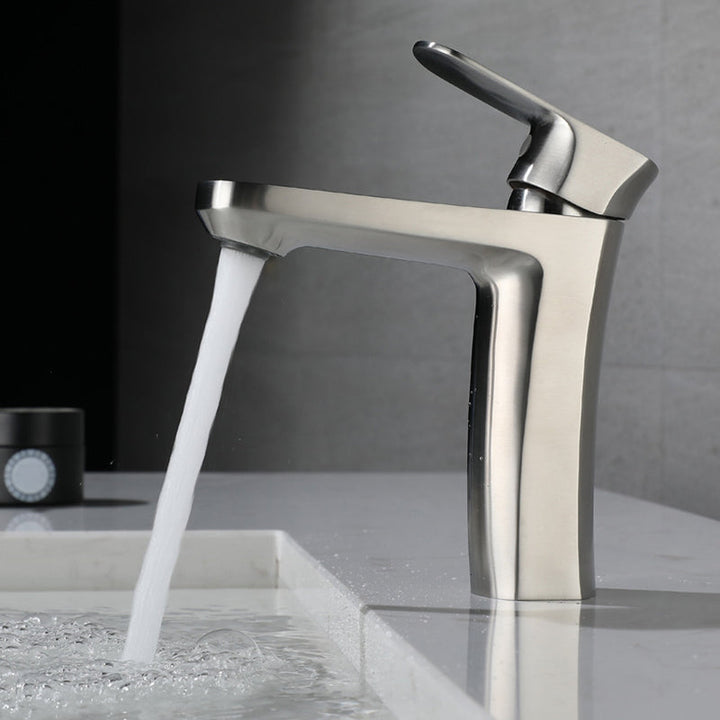Lisslune | Square 1-Handle Basin Mixer 1 Hole Basin Mixer