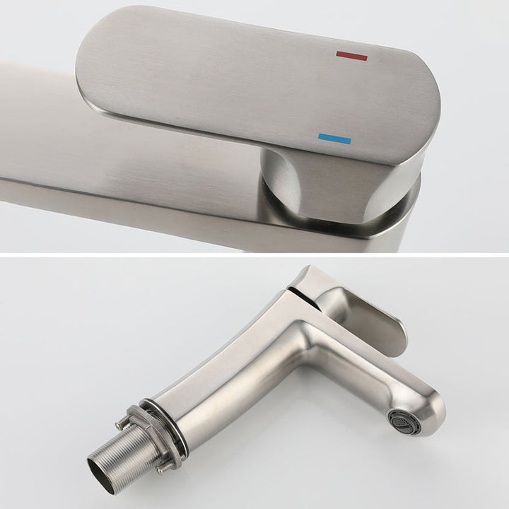 Lisslune | Square 1-Handle Basin Mixer 1 Hole Basin Mixer