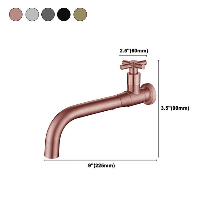 Lisslune | Modern 1-Hand Basin Mixer 1 Hole Wall Mounted Bathroom Faucet