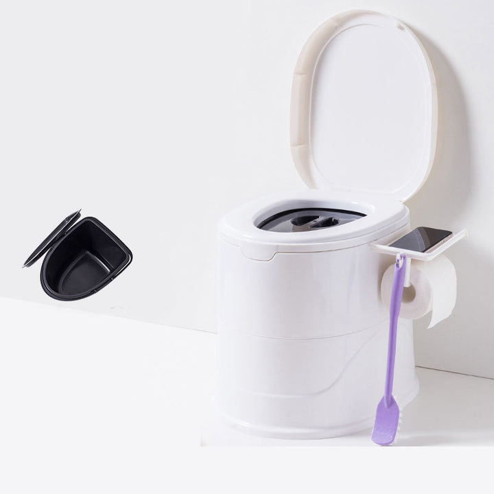Lisslune | Floor-mounted Plastic WC One-piece WC Modern Toilet Bowl