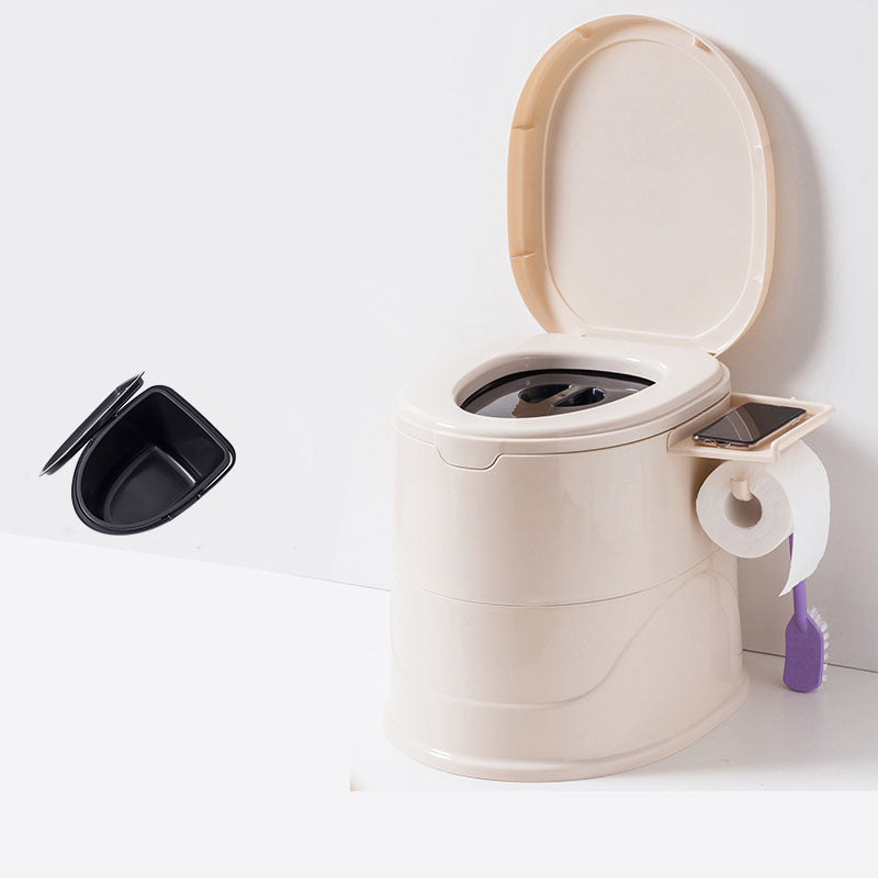 Lisslune | Floor-mounted Plastic WC One-piece WC Modern Toilet Bowl