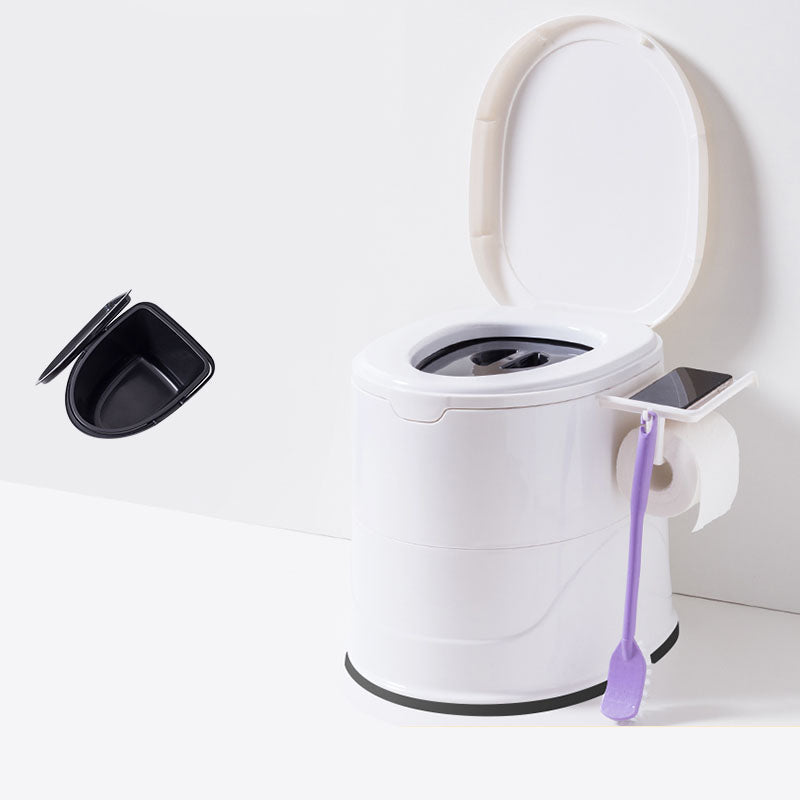 Lisslune | Floor-mounted Plastic WC One-piece WC Modern Toilet Bowl