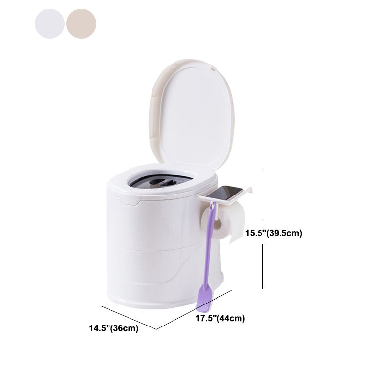 Lisslune | Floor-mounted Plastic WC One-piece WC Modern Toilet Bowl