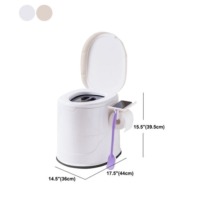 Lisslune | Floor-mounted Plastic WC One-piece WC Modern Toilet Bowl