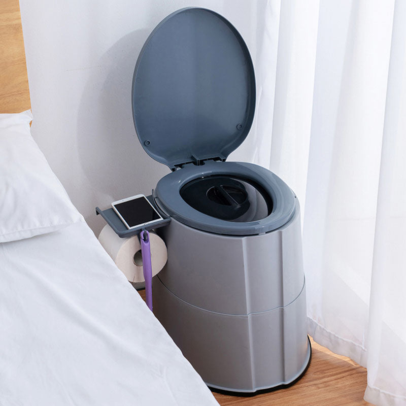 Lisslune | Contemporary plastic floor-mounted toilet bowl with toilet seat for the bathroom