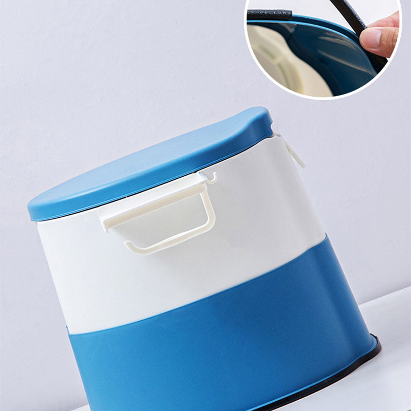 Lisslune | Contemporary plastic floor-mounted toilet bowl with toilet seat for the bathroom