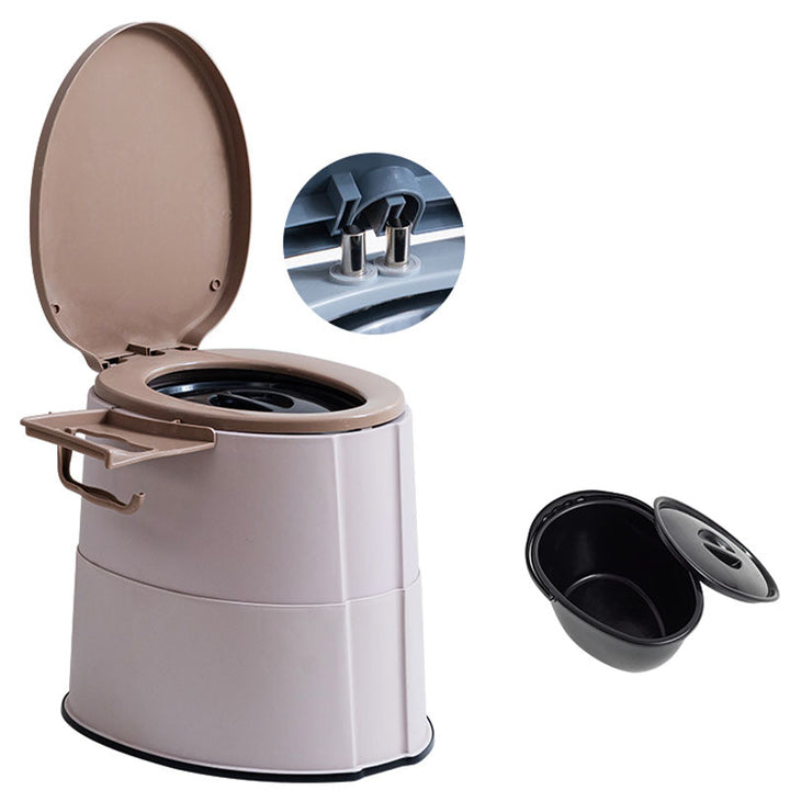 Lisslune | Contemporary plastic floor-mounted toilet bowl with toilet seat for the bathroom