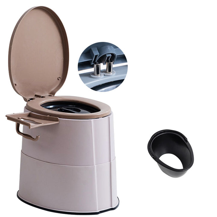 Lisslune | Contemporary plastic floor-mounted toilet bowl with toilet seat for the bathroom