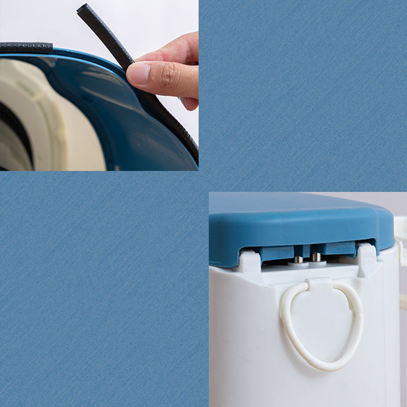 Lisslune | Contemporary plastic floor-mounted toilet bowl with toilet seat for the bathroom