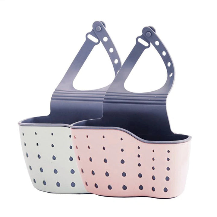 Lisslune | Portable Hanging Kitchen Sink Basket Drain Bathroom Storage Basket Bag Tools Adjustable Sink Holder Home Cocina Accessories