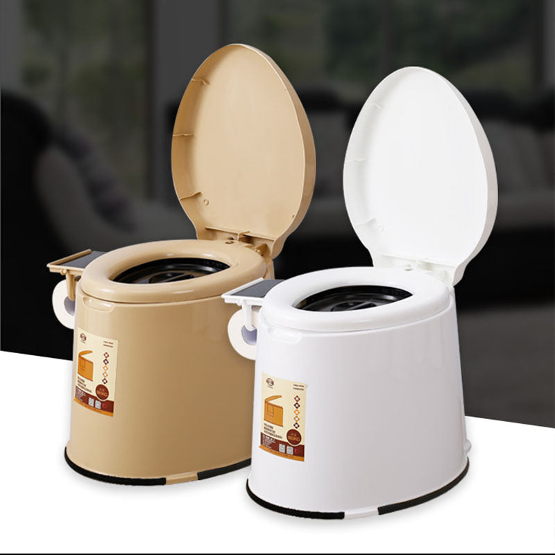 Lisslune | Modern Plastic Floor-Mounted Toilet Bowl with Seat for the Bathroom