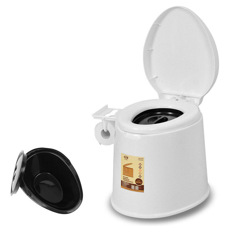 Lisslune | Modern Plastic Floor-Mounted Toilet Bowl with Seat for the Bathroom