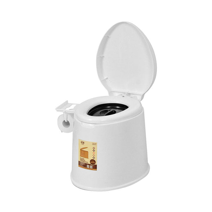 Lisslune | Modern Plastic Floor-Mounted Toilet Bowl with Seat for the Bathroom