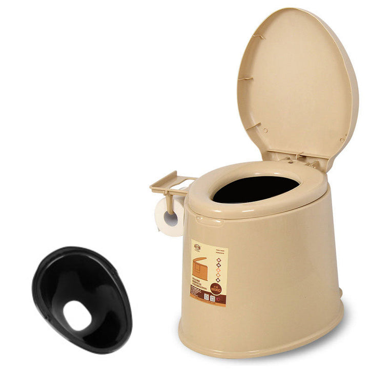 Lisslune | Modern Plastic Floor-Mounted Toilet Bowl with Seat for the Bathroom