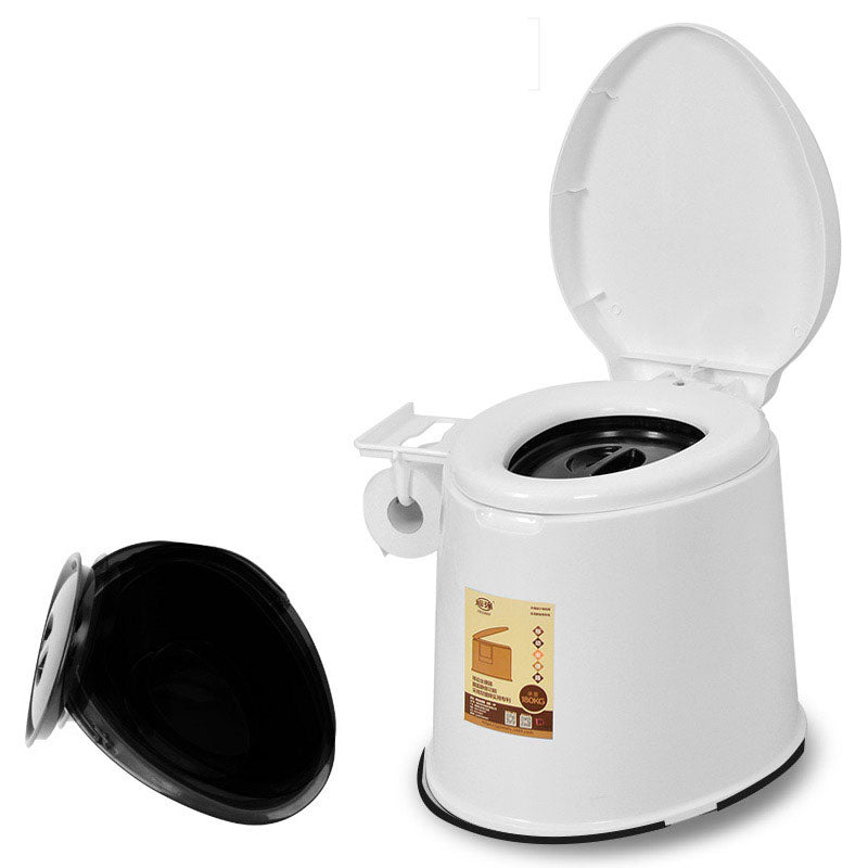 Lisslune | Modern Plastic Floor-Mounted Toilet Bowl with Seat for the Bathroom