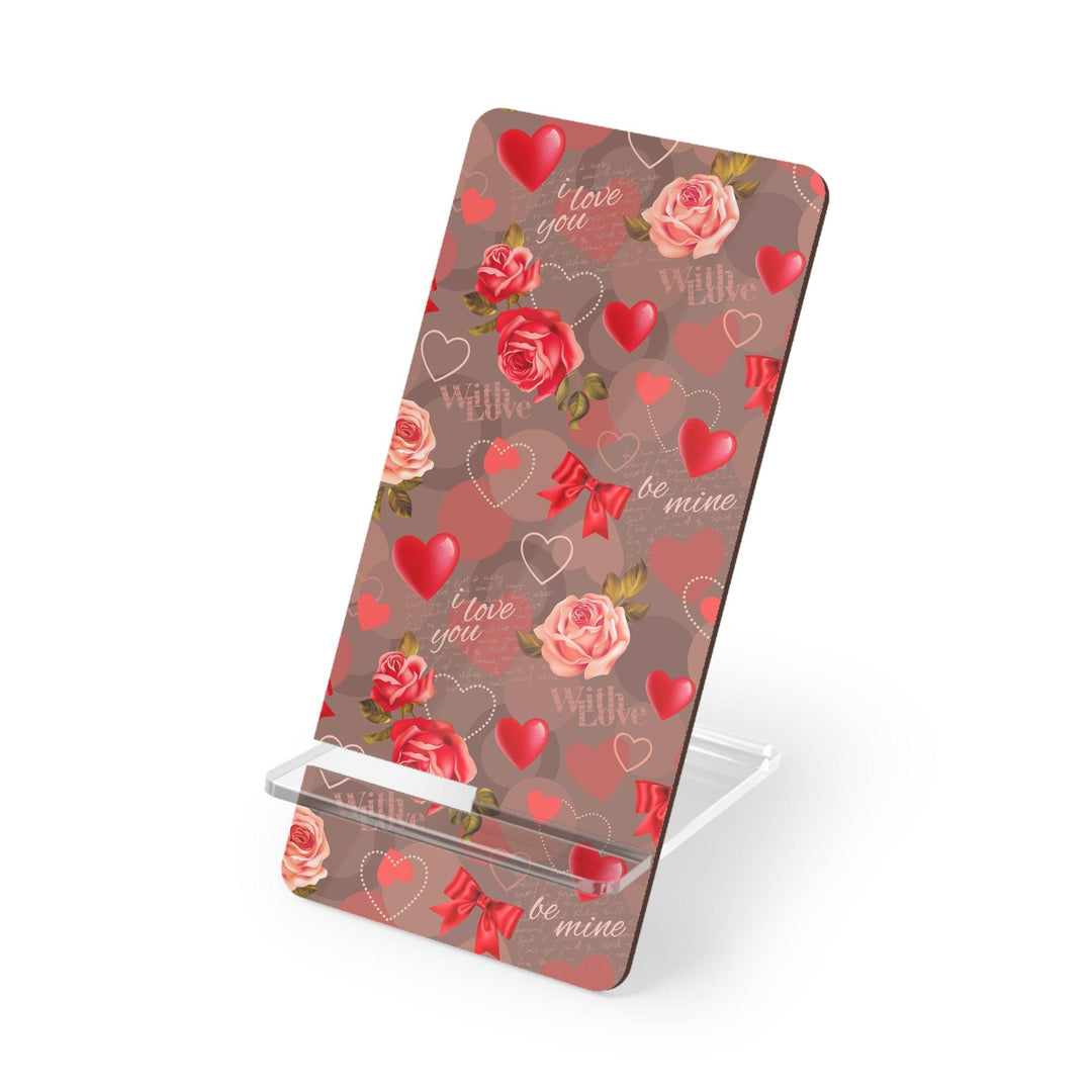 Lisslune | Modern geometric Valentine's Day smartphone holder