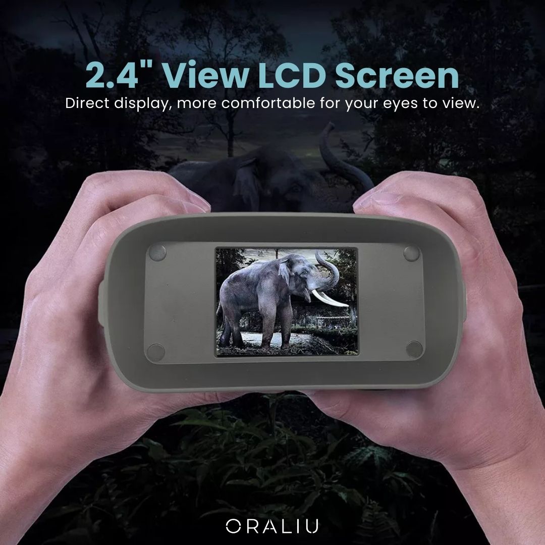 Lisslune | Digital Night Vision Binoculars – 5x Zoom, Infrared, HD Quality