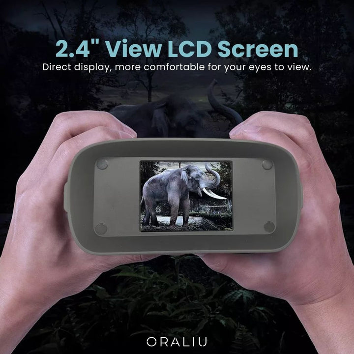 Lisslune | Digital Night Vision Binoculars – 5x Zoom, Infrared, HD Quality