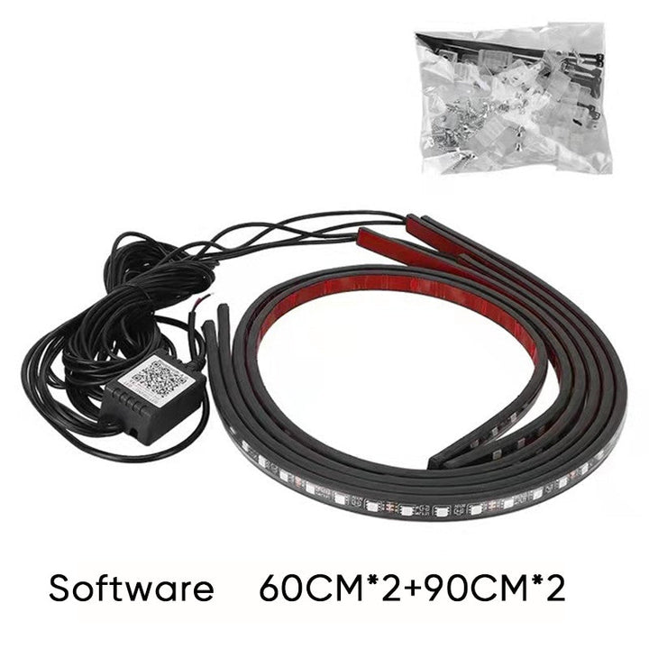 Lisslune | Car Chassis Remote Control Colorful Ambient Lights
