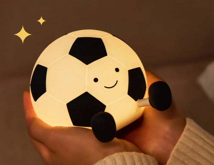 Lisslune | Rechargeable Soccer Ball Silicone Night Light – GlowKick