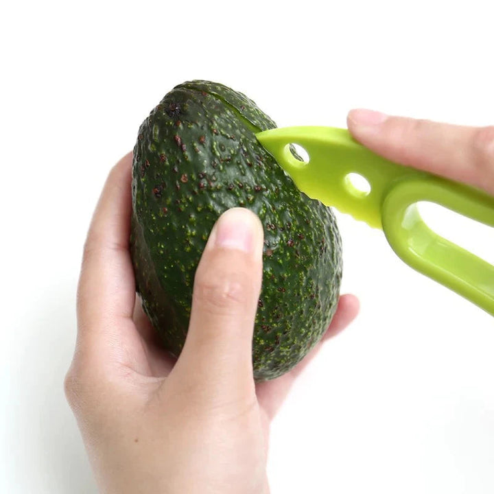Lisslune | 3 in 1 Avocado Slicer Shea Corer Butter Fruit Peeler Cutter Pulp Separator Plastic Knife Kitchen Appliances Vegetable Tools Kitchen Gadgets