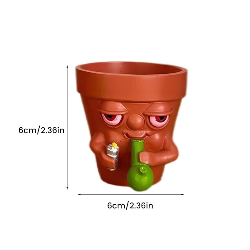 Lisslune | Creative smoking flower pot