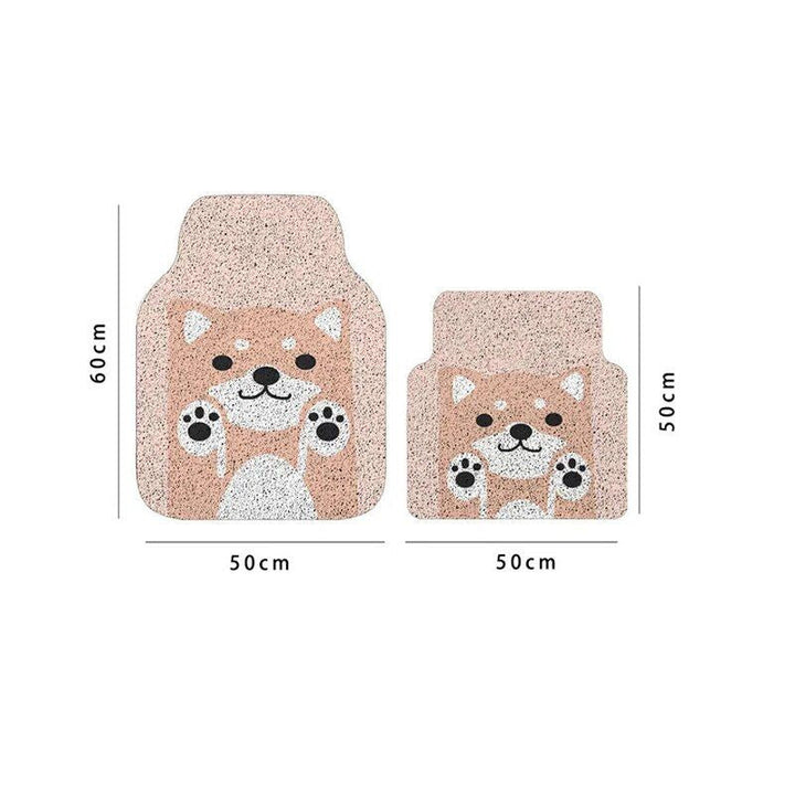 Lisslune | Universal Cartoon Pattern Waterproof Car Mats