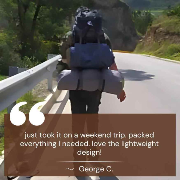 Lisslune | 60L Waterproof Hiking Backpack | Lightweight, Ergonomic Design & Smart Storage for Day Hikes and Expeditions
