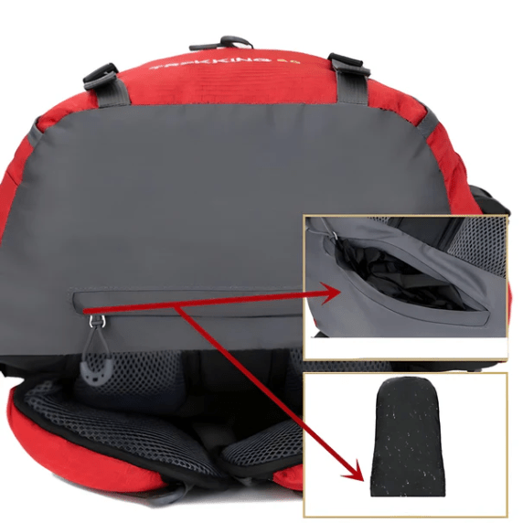 Lisslune | 60L Waterproof Hiking Backpack | Lightweight, Ergonomic Design & Smart Storage for Day Hikes and Expeditions