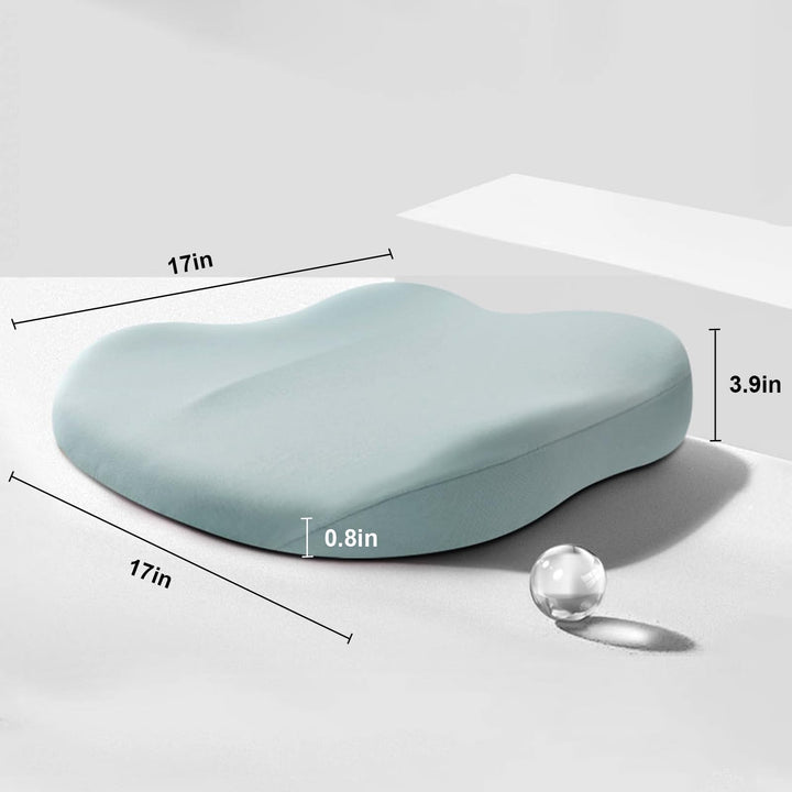 Lisslune | Car Cushion RaiseSit – Ergonomic Seat Booster Cushion with Memory Foam