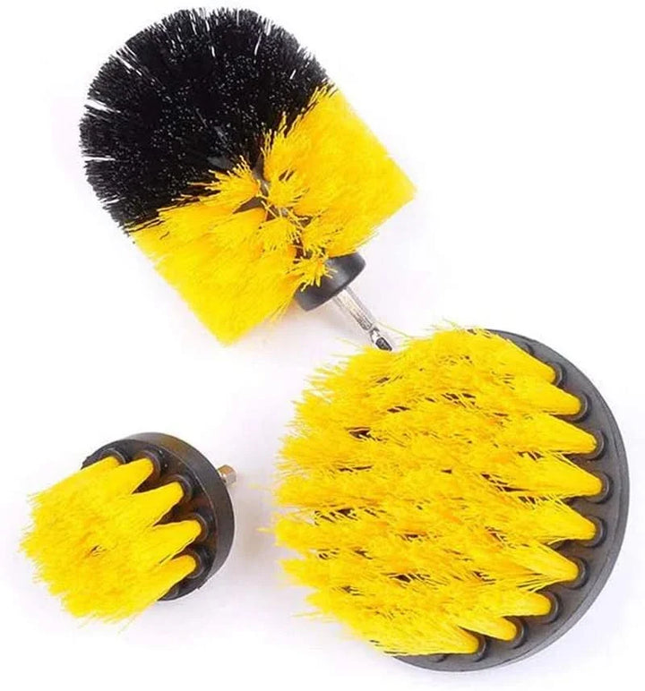 Lisslune | 3-Piece Drill Brush Cleaning Attachment Set