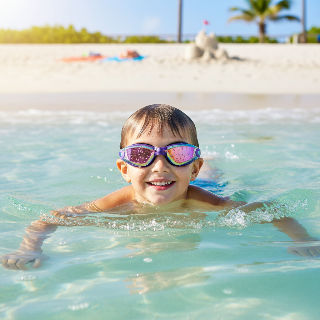 Lisslune | Anti-Fog Swim Goggles for Clear Vision & Comfort