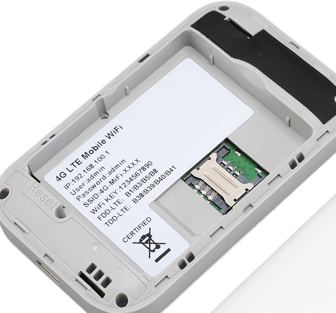 Lisslune | 4G LTE USB WiFi Hotspot Modem with 300Mbps Speed and 3000mAh Battery – Netvora