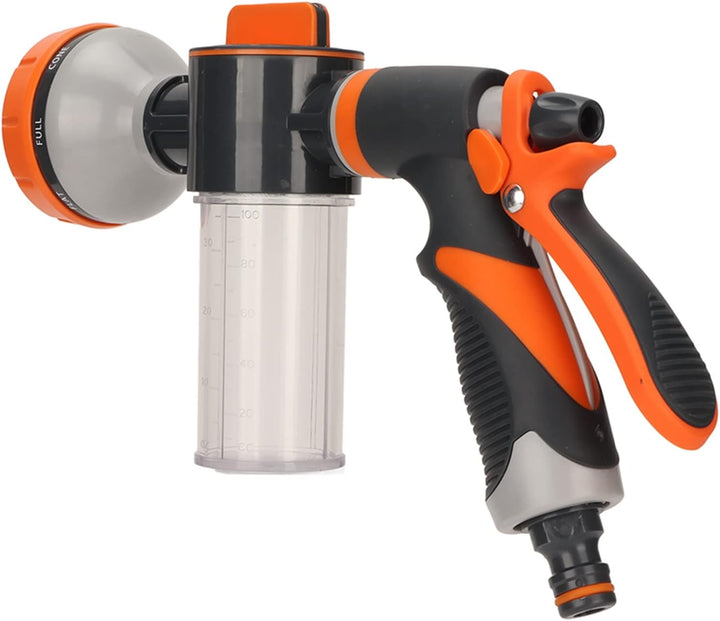 Lisslune | Garden Watering Foam Sprayer 8 Modes High Pressure Hand Shower