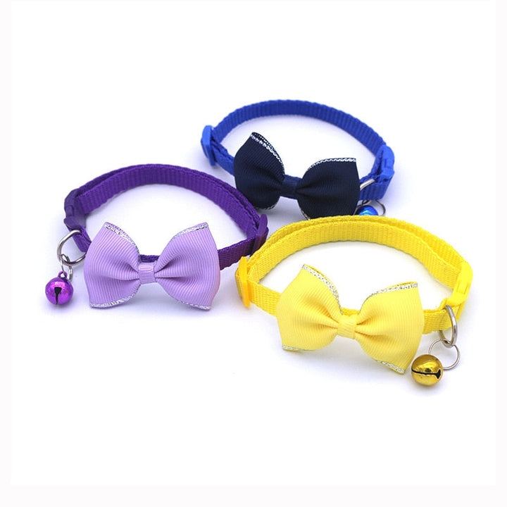 Lisslune | Bow and Bell Plush Collar