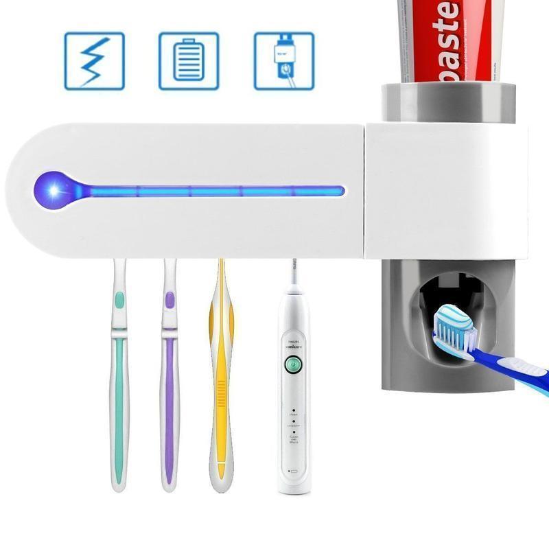 Lisslune | 2-in-1 Disinfection Toothbrush Holder
