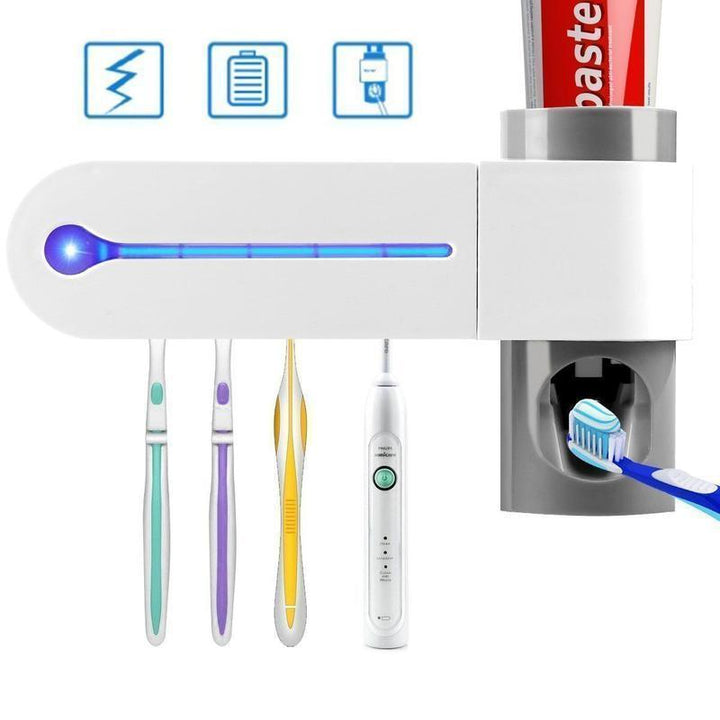 Lisslune | 2-in-1 Disinfection Toothbrush Holder