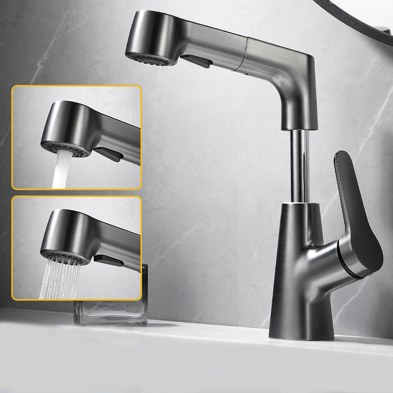 Lisslune | 1-Handle Brush Nickel Widespread Faucet Single Hole Bathroom Vessel Faucet with Brass