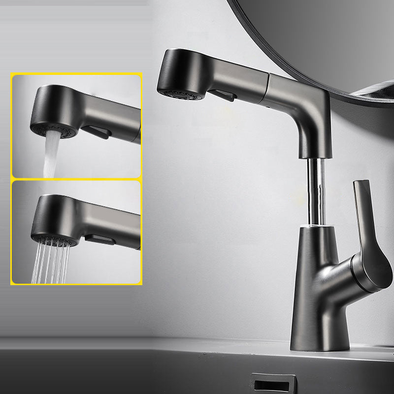 Lisslune | 1-Handle Brush Nickel Widespread Faucet Single Hole Bathroom Vessel Faucet with Brass