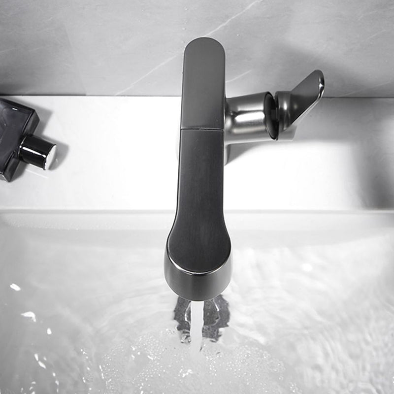 Lisslune | 1-Handle Brush Nickel Widespread Faucet Single Hole Bathroom Vessel Faucet with Brass