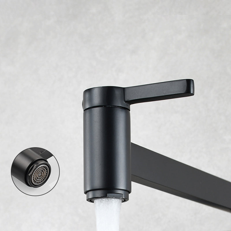 Lisslune | 1-handle brushed nickel widespread faucet 1 hole wall-mounted bathroom faucet with brass