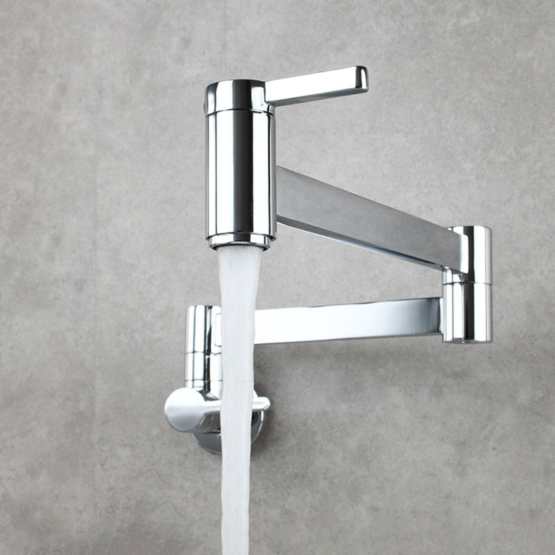 Lisslune | 1-handle brushed nickel widespread faucet 1 hole wall-mounted bathroom faucet with brass