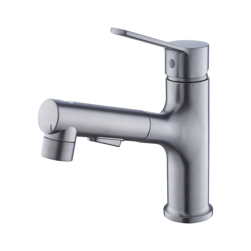 Lisslune | Modern Sink Faucet Solid Copper Centered Lavabo Faucet for Bathroom