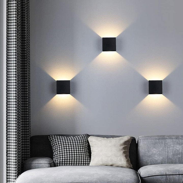 Lisslune | Wireless Rechargeable Wall Lamp | Adjustable Up & Down Light, USB Powered for Home Decor & Cozy Ambiance