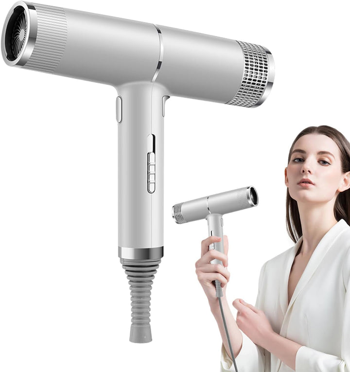 Lisslune | Professional Ionic Hair Dryer | 700W, Ceramic Technology & Adjustable Speeds for Frizz-Free, Shiny Hair at Home