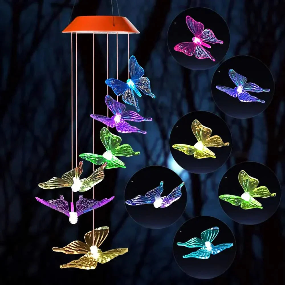 Lisslune | Solar Butterfly Lamps – Colorful Garden Lighting