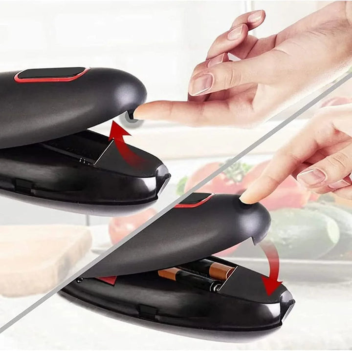 Lisslune | Automatic Can Opener with Ergonomic Handle and One-Button Operation